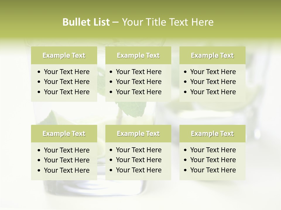 Feeling Garden Tulips PowerPoint Template