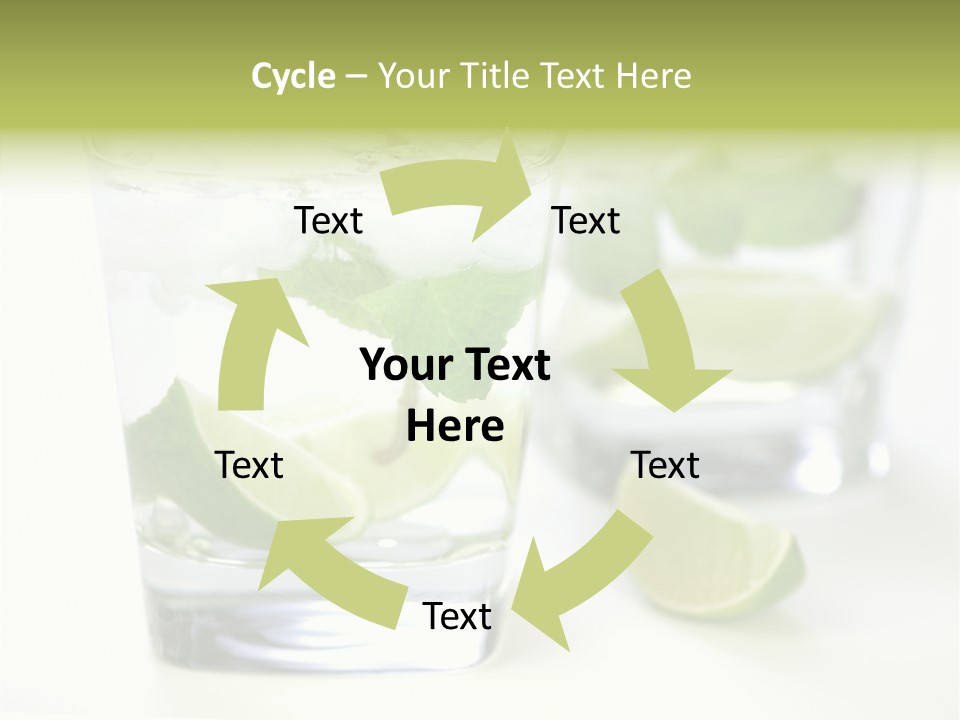 Feeling Garden Tulips PowerPoint Template