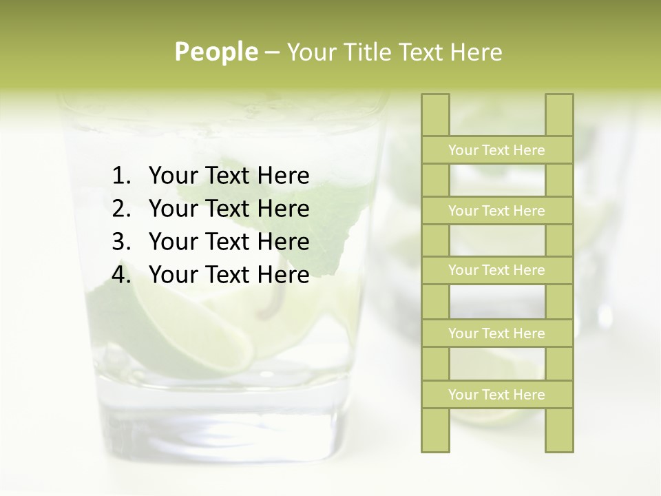 Feeling Garden Tulips PowerPoint Template