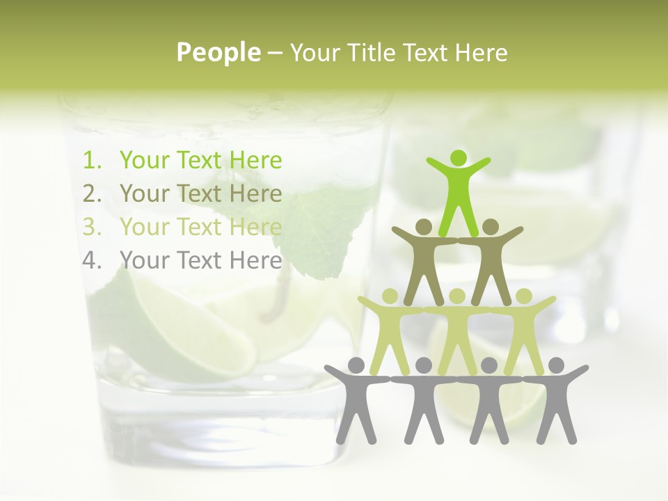 Feeling Garden Tulips PowerPoint Template