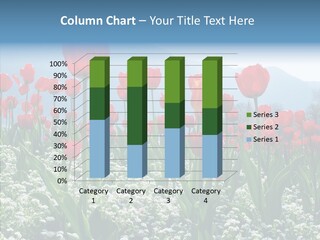 Feeling Garden Tulips PowerPoint Template