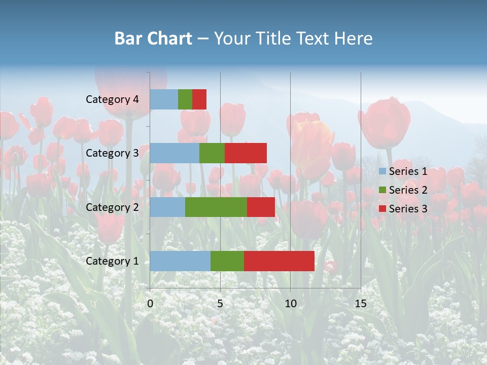 Feeling Garden Tulips PowerPoint Template