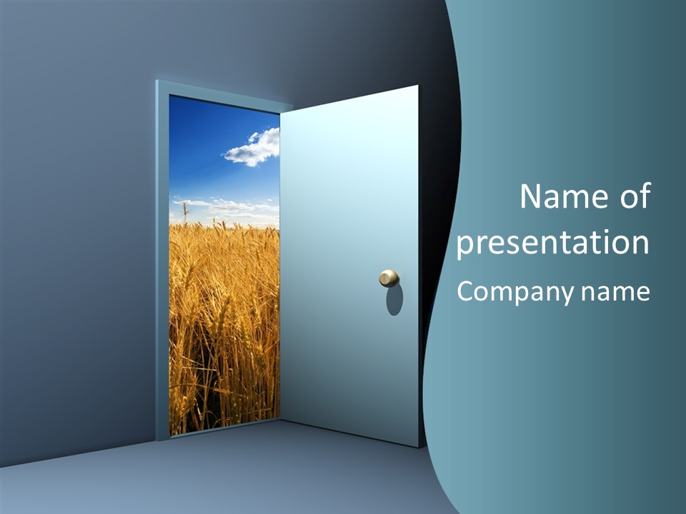 Landscape Vision Freedom PowerPoint Template