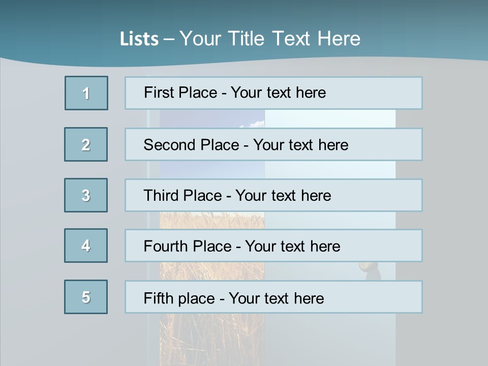 Landscape Vision Freedom PowerPoint Template