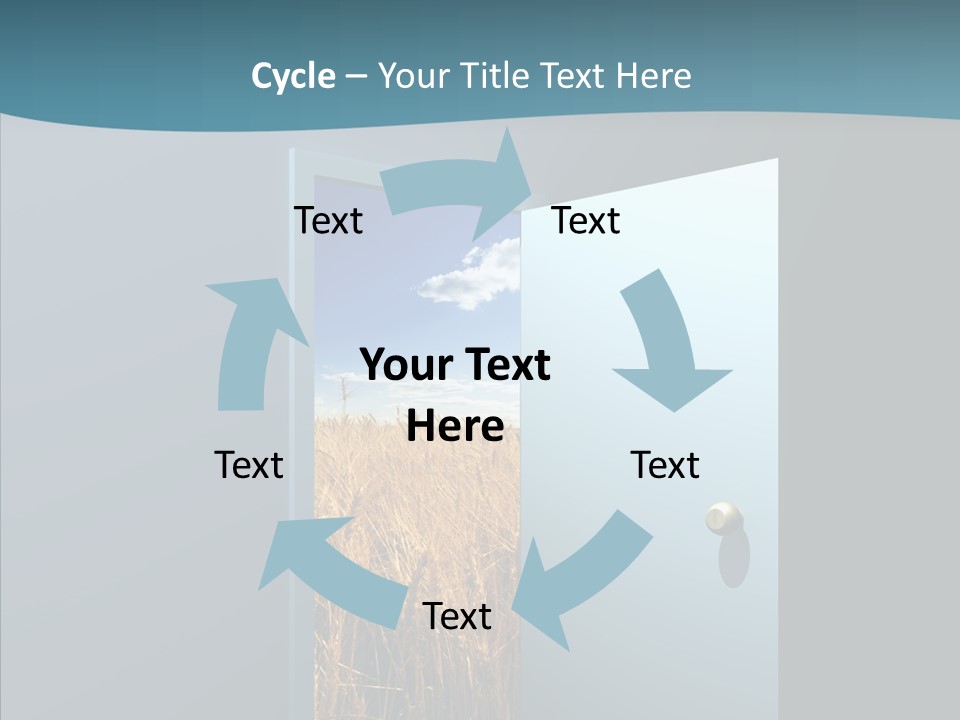 Landscape Vision Freedom PowerPoint Template
