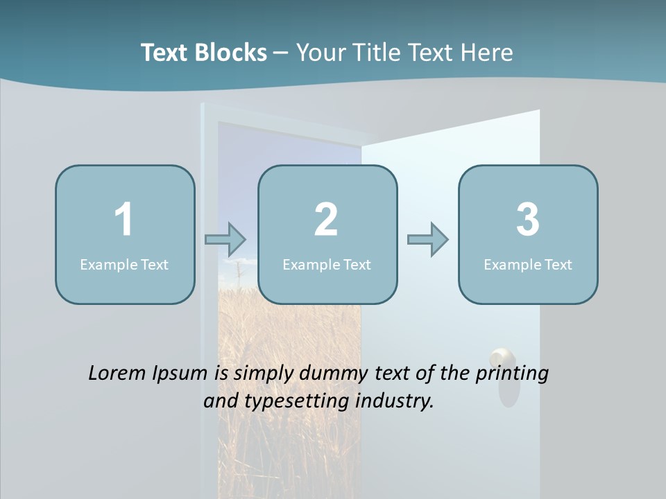 Landscape Vision Freedom PowerPoint Template