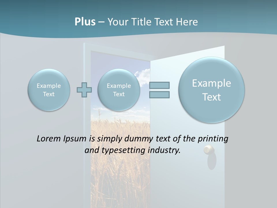 Landscape Vision Freedom PowerPoint Template