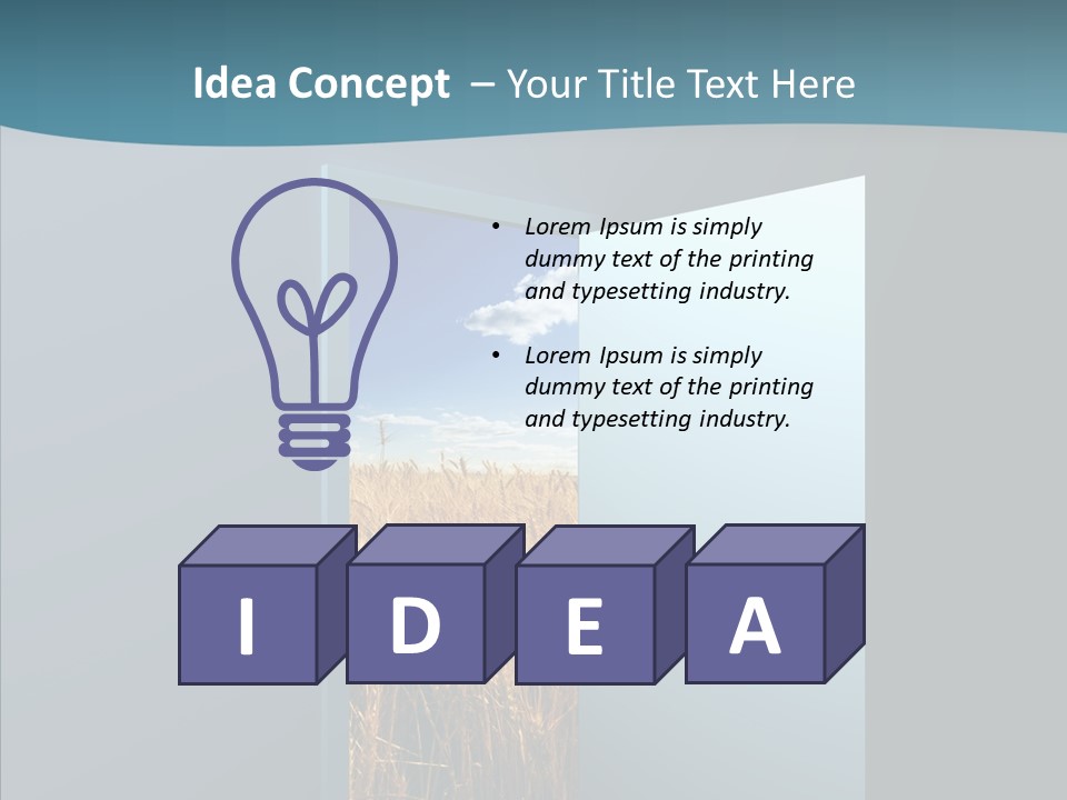 Landscape Vision Freedom PowerPoint Template
