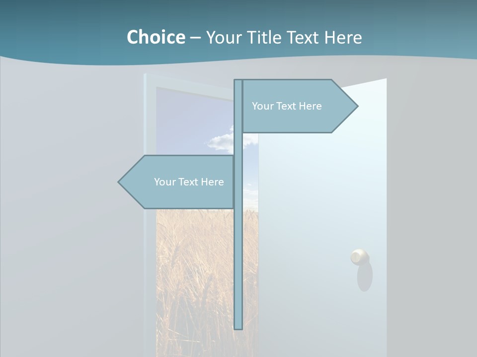 Landscape Vision Freedom PowerPoint Template