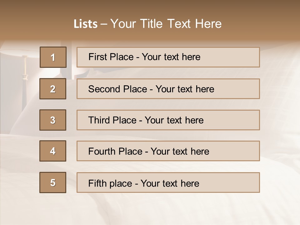 Furnished Posh Luxury PowerPoint Template