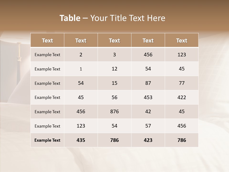 Furnished Posh Luxury PowerPoint Template