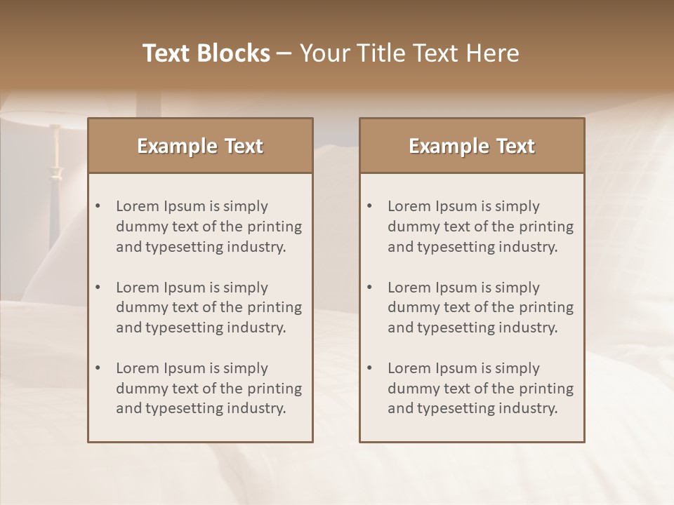 Furnished Posh Luxury PowerPoint Template