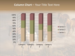 Herd Hillside Desert PowerPoint Template