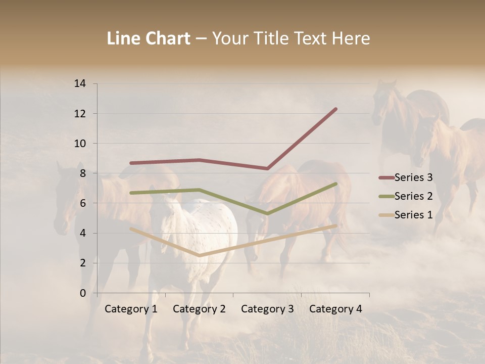 Herd Hillside Desert PowerPoint Template