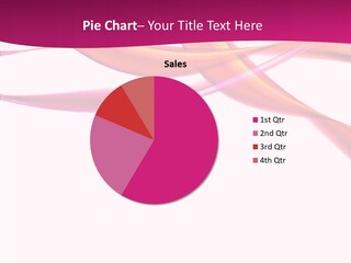 Vibrant Element Pink PowerPoint Template