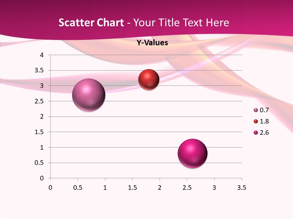 Vibrant Element Pink PowerPoint Template