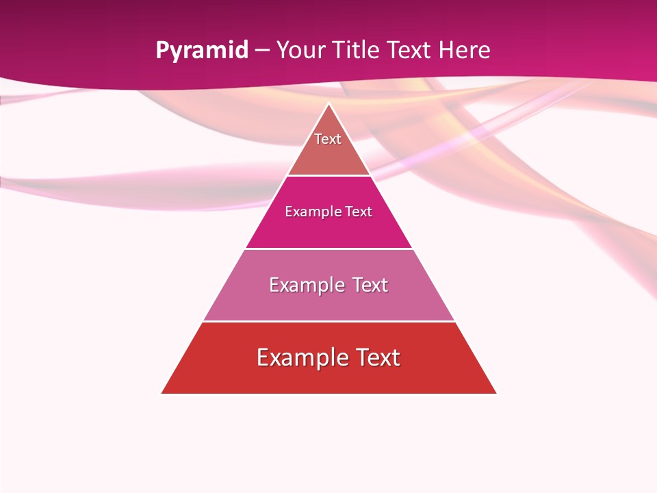 Vibrant Element Pink PowerPoint Template