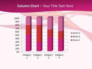 Vibrant Element Pink PowerPoint Template