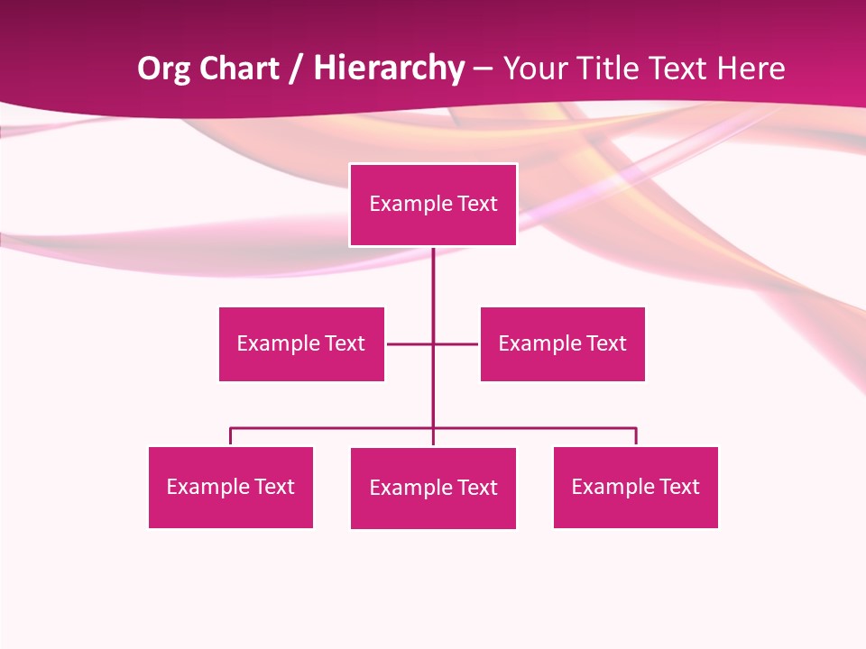 Vibrant Element Pink PowerPoint Template