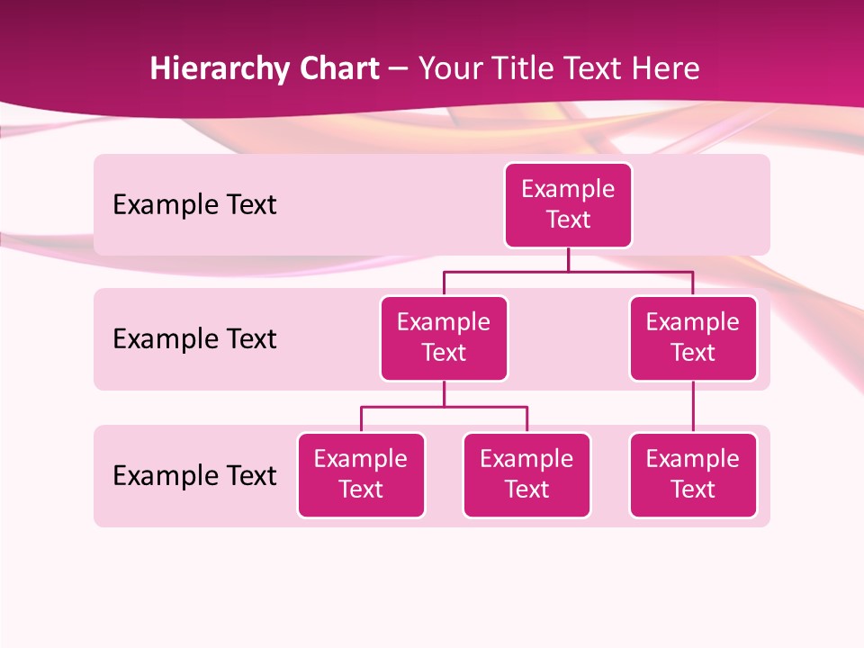 Vibrant Element Pink PowerPoint Template