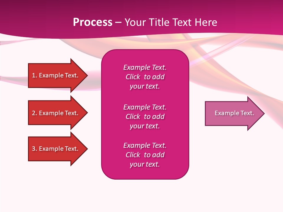 Vibrant Element Pink PowerPoint Template
