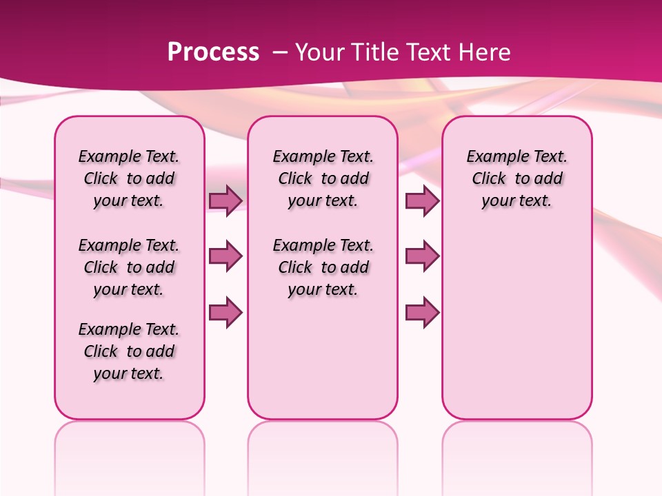 Vibrant Element Pink PowerPoint Template