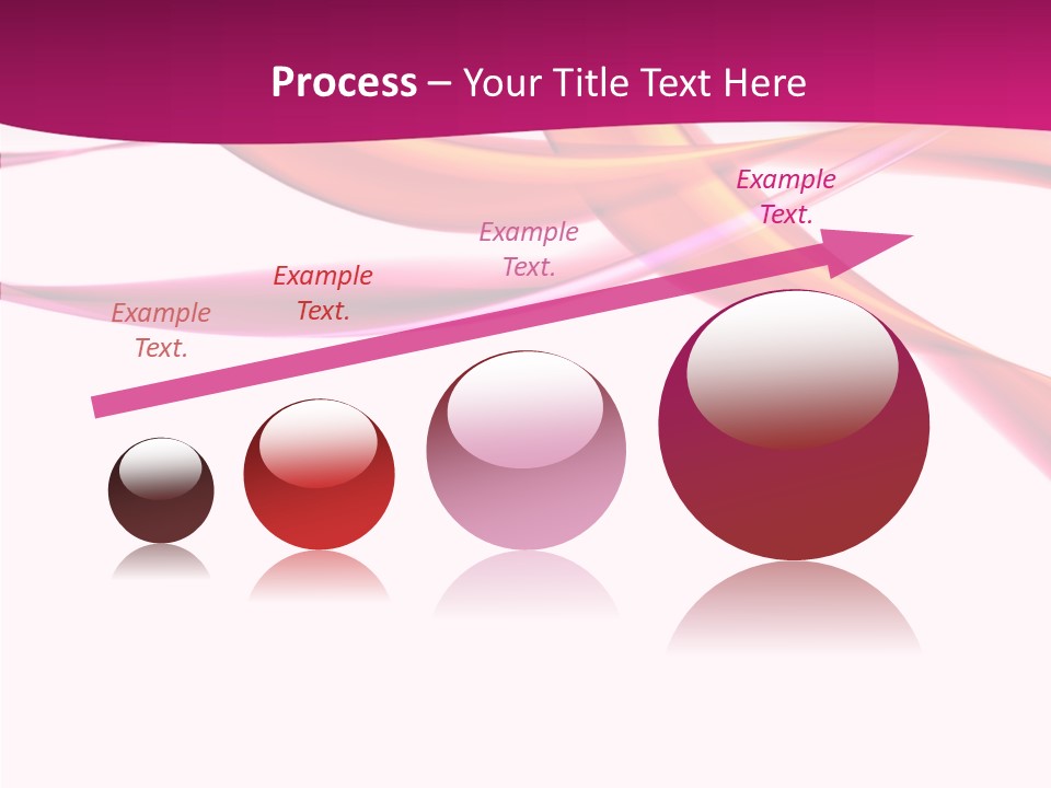 Vibrant Element Pink PowerPoint Template