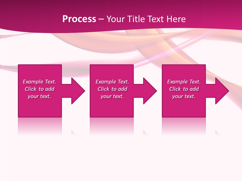 Vibrant Element Pink PowerPoint Template