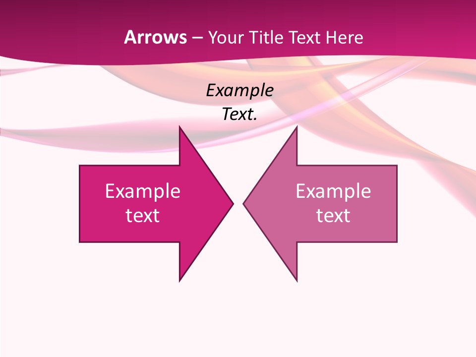 Vibrant Element Pink PowerPoint Template