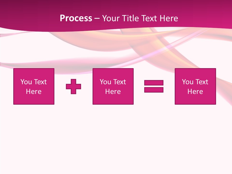 Vibrant Element Pink PowerPoint Template
