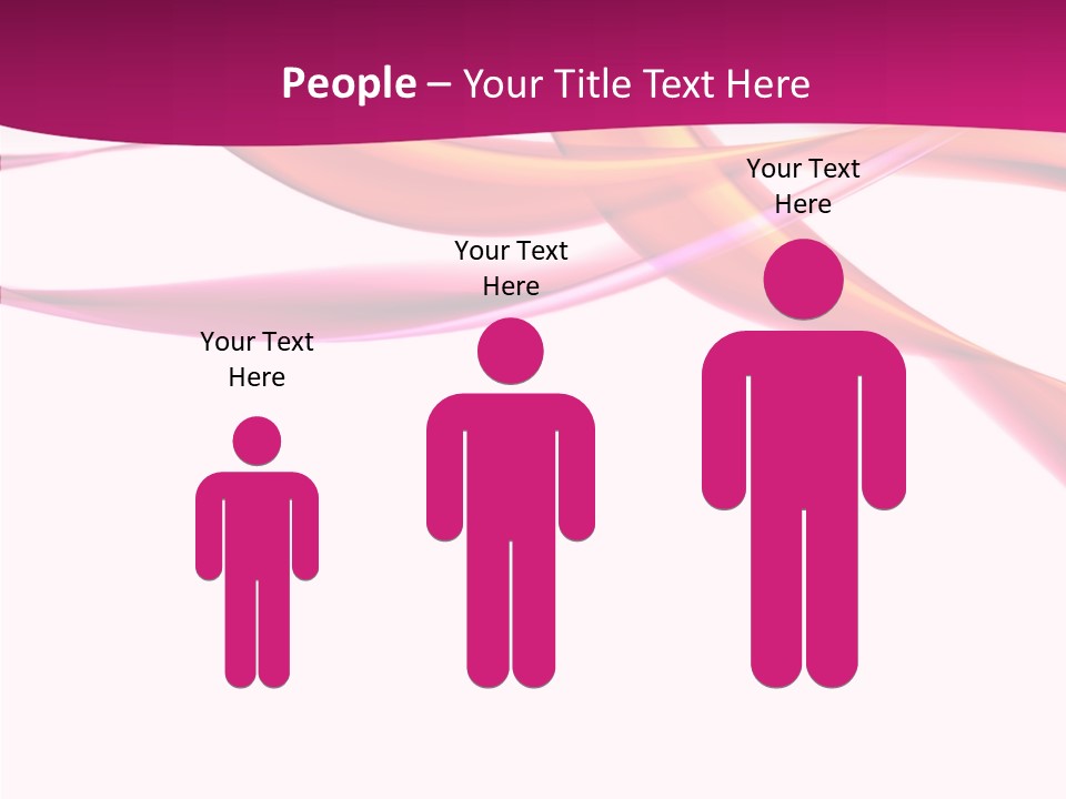 Vibrant Element Pink PowerPoint Template