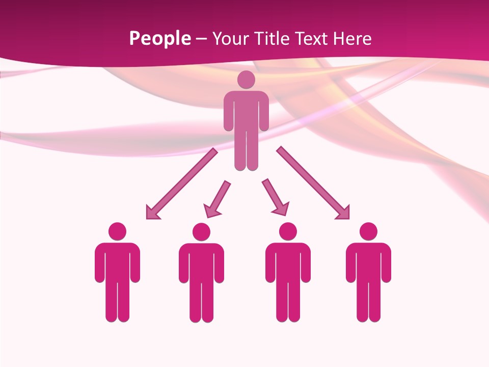 Vibrant Element Pink PowerPoint Template