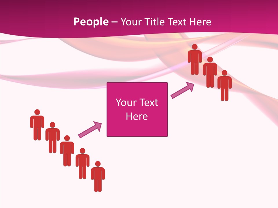 Vibrant Element Pink PowerPoint Template