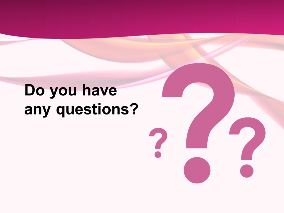 Vibrant Element Pink PowerPoint Template