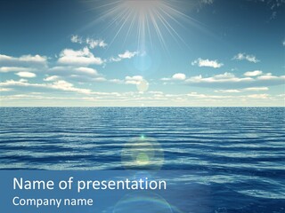 Seasonal Nature Sunny PowerPoint Template