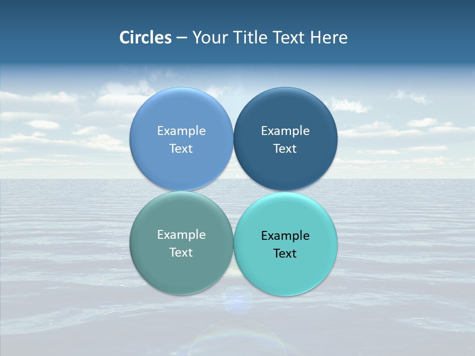 Seasonal Nature Sunny PowerPoint Template