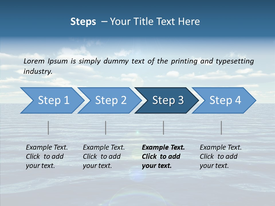 Seasonal Nature Sunny PowerPoint Template