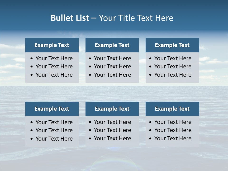 Seasonal Nature Sunny PowerPoint Template