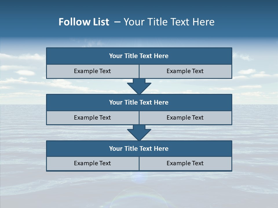Seasonal Nature Sunny PowerPoint Template