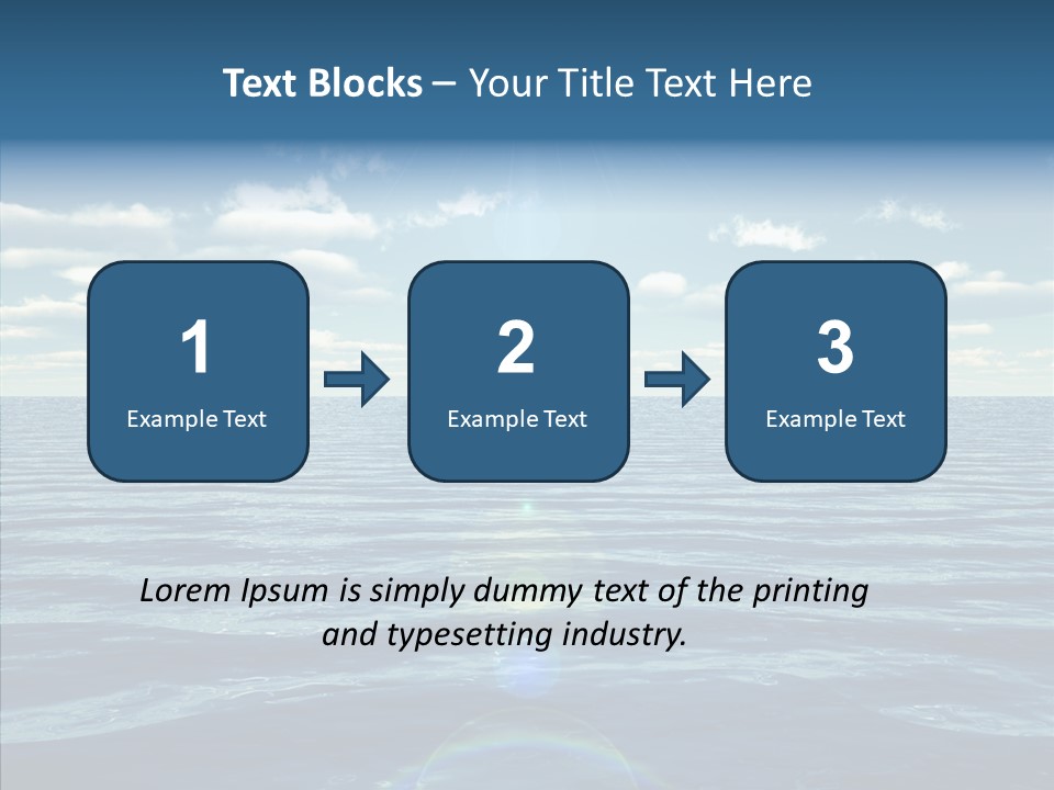 Seasonal Nature Sunny PowerPoint Template