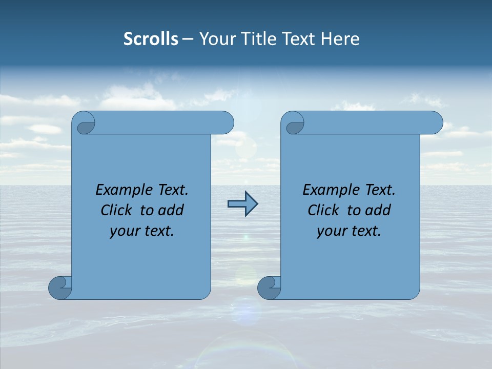 Seasonal Nature Sunny PowerPoint Template