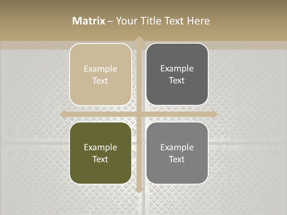 Shaped Corrugated Steel PowerPoint Template
