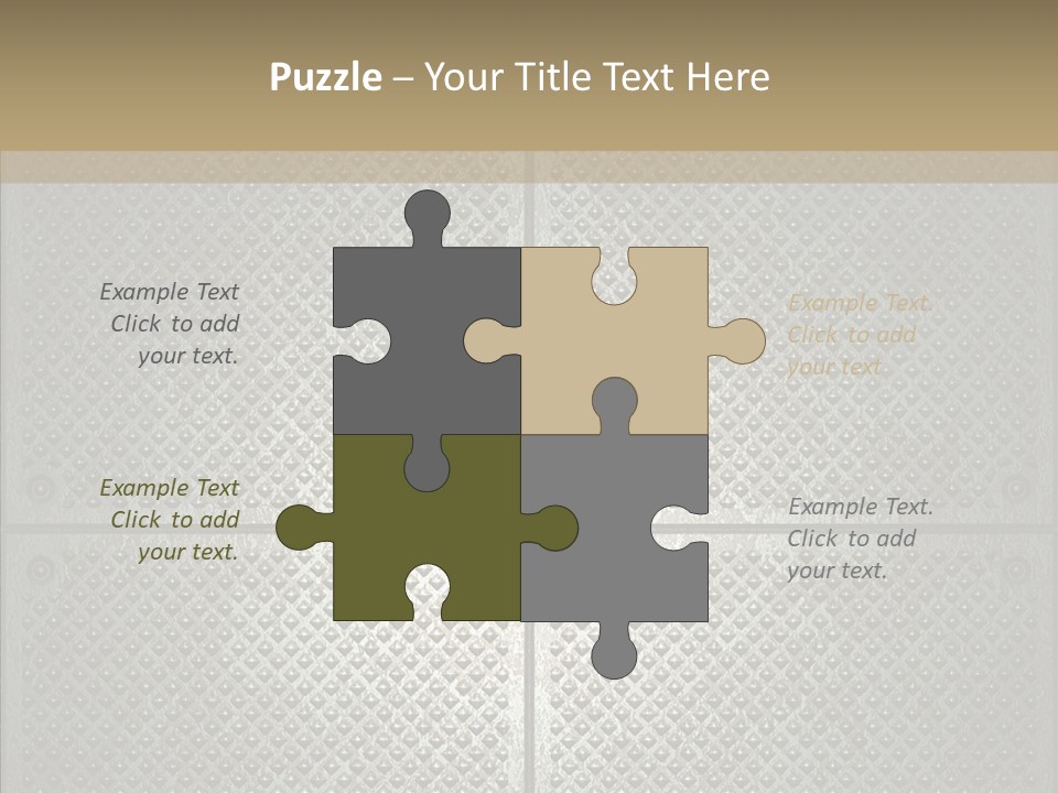 Shaped Corrugated Steel PowerPoint Template