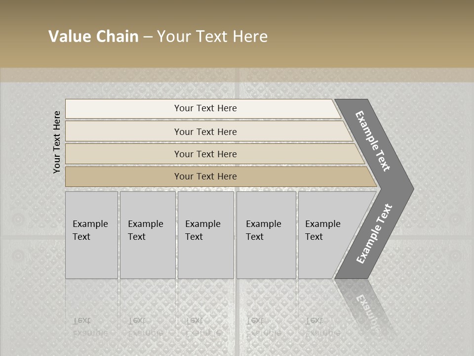 Shaped Corrugated Steel PowerPoint Template