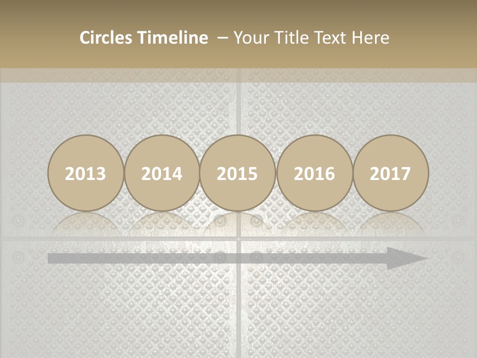 Shaped Corrugated Steel PowerPoint Template