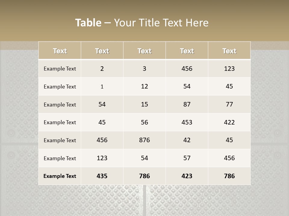 Shaped Corrugated Steel PowerPoint Template