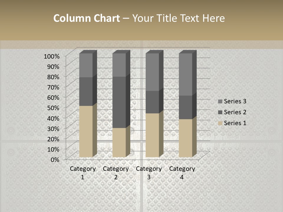 Shaped Corrugated Steel PowerPoint Template