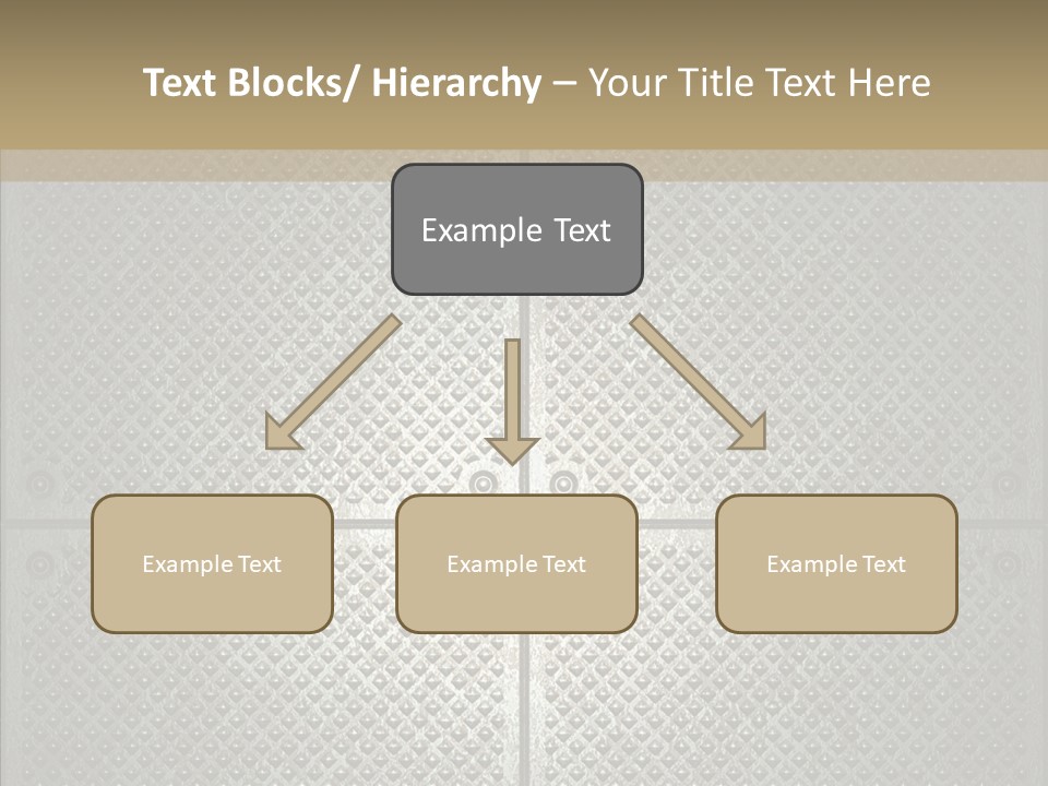 Shaped Corrugated Steel PowerPoint Template