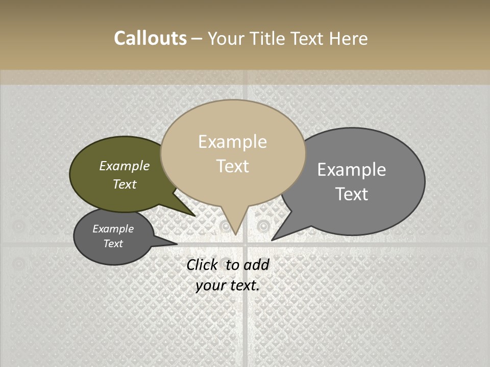 Shaped Corrugated Steel PowerPoint Template