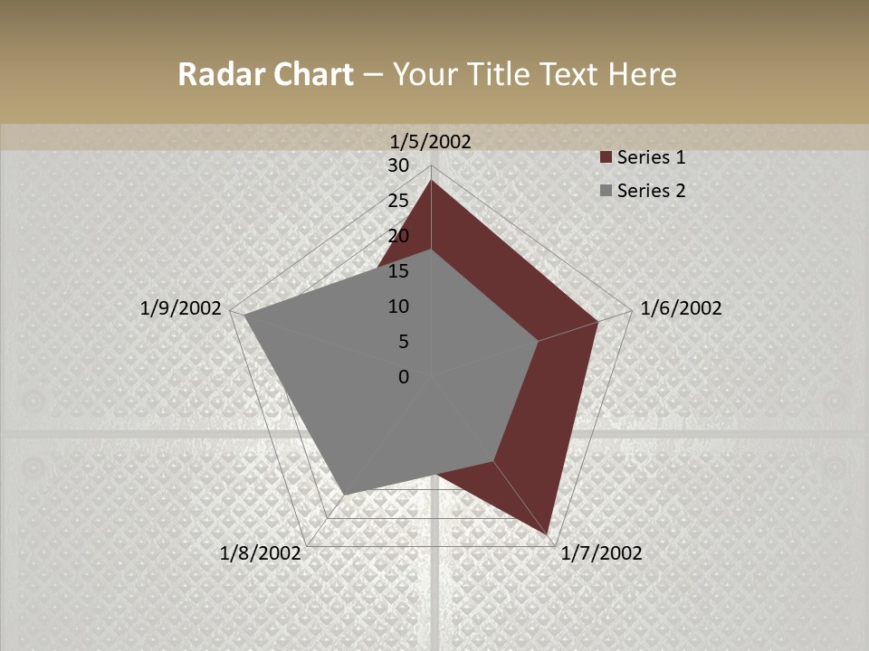 Shaped Corrugated Steel PowerPoint Template
